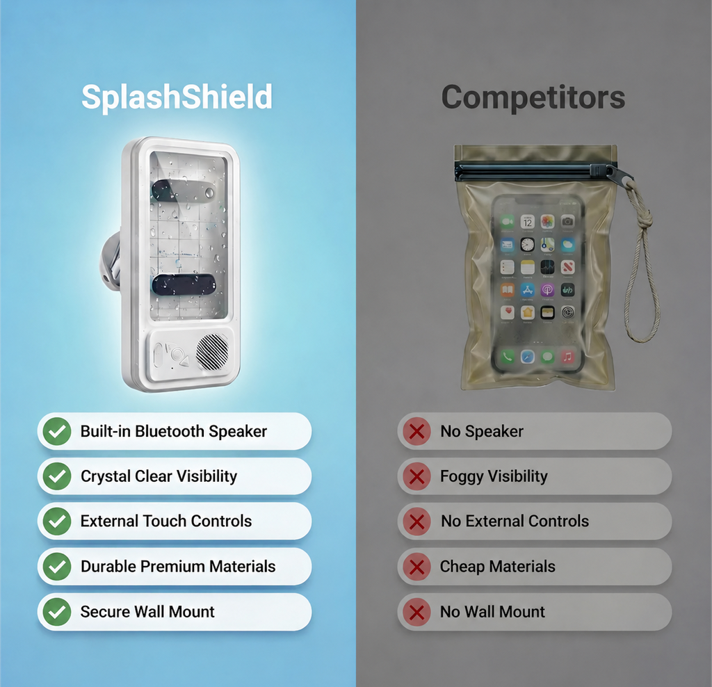 SplashShield™ - Phone Shower Case